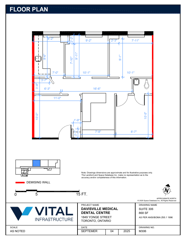 306 - 1849 Yonge St, Toronto, ON floorplan