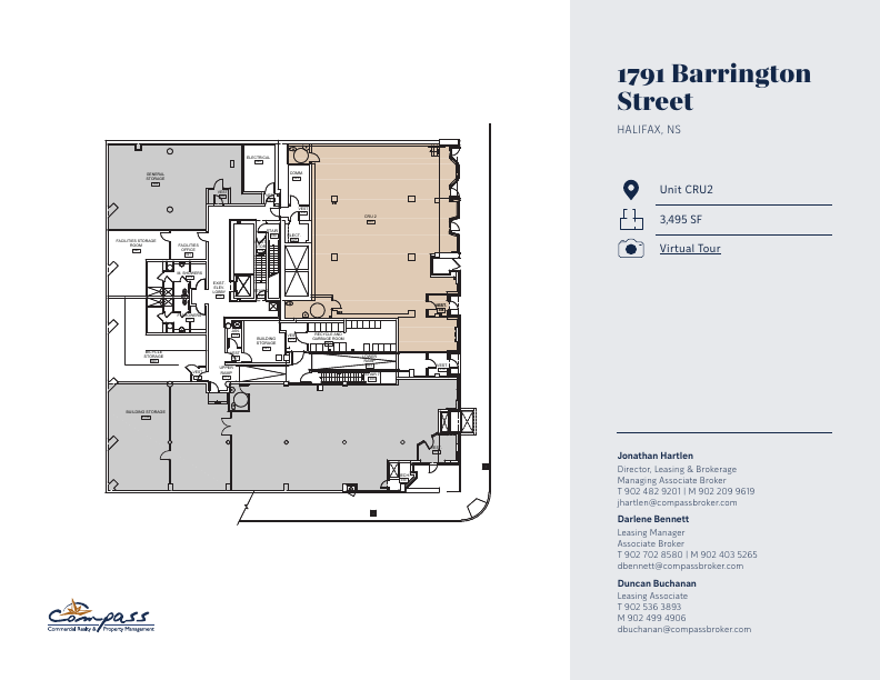 CRU2 - 1791 Barrington Street, Halifax, NS floorplan