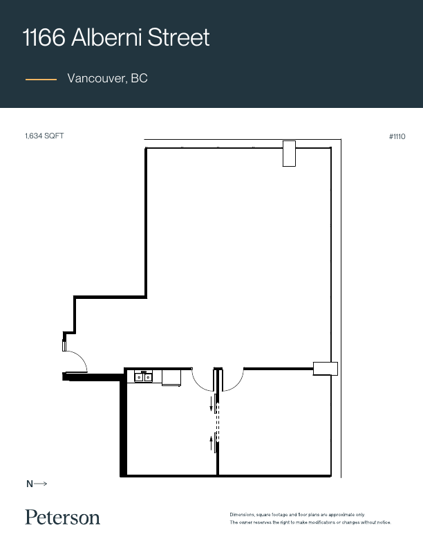1110 - 1166 Alberni St, Vancouver, BC floorplan