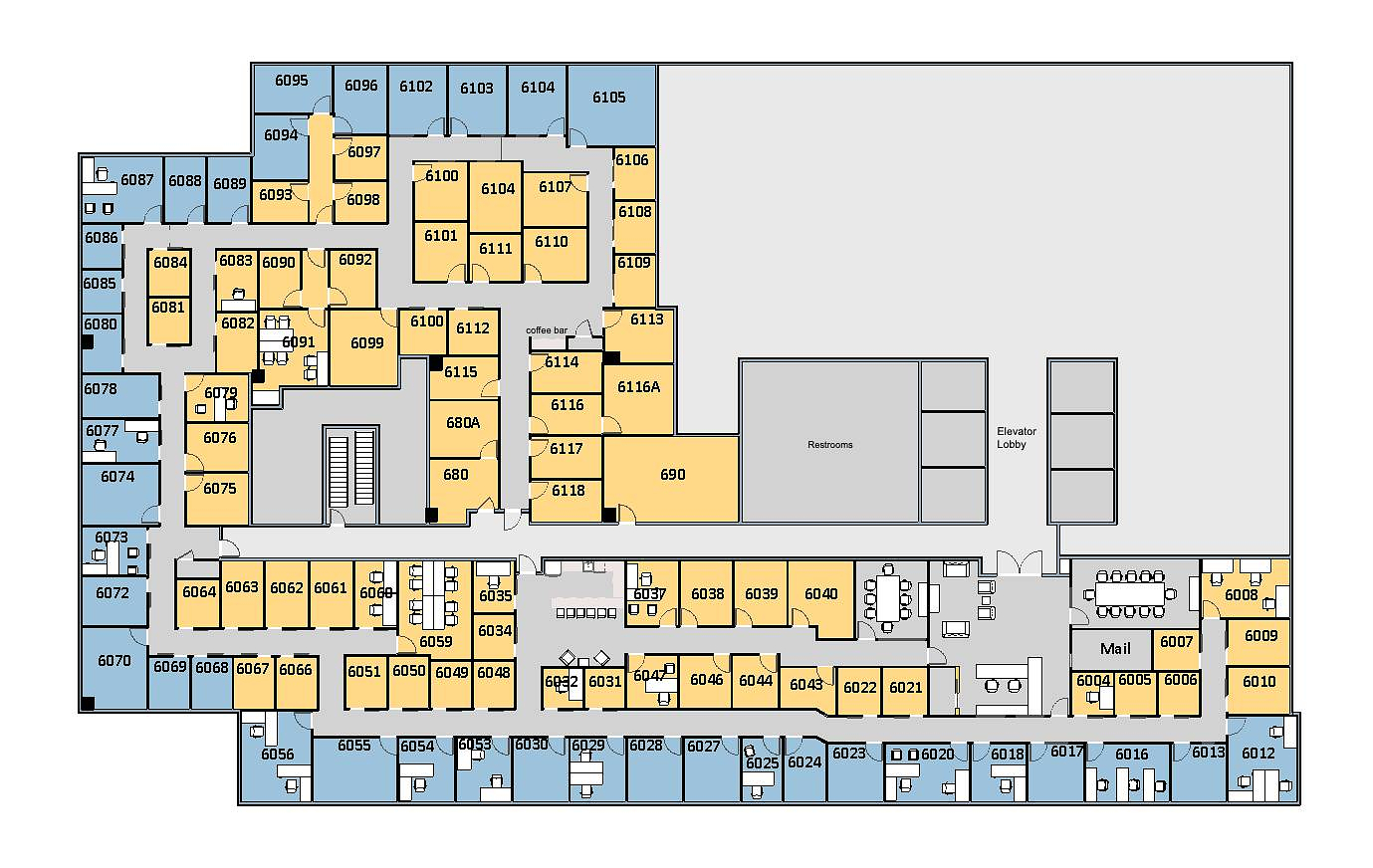 Suite 650 - 5465 Legacy Drive, Plano, TX floorplan