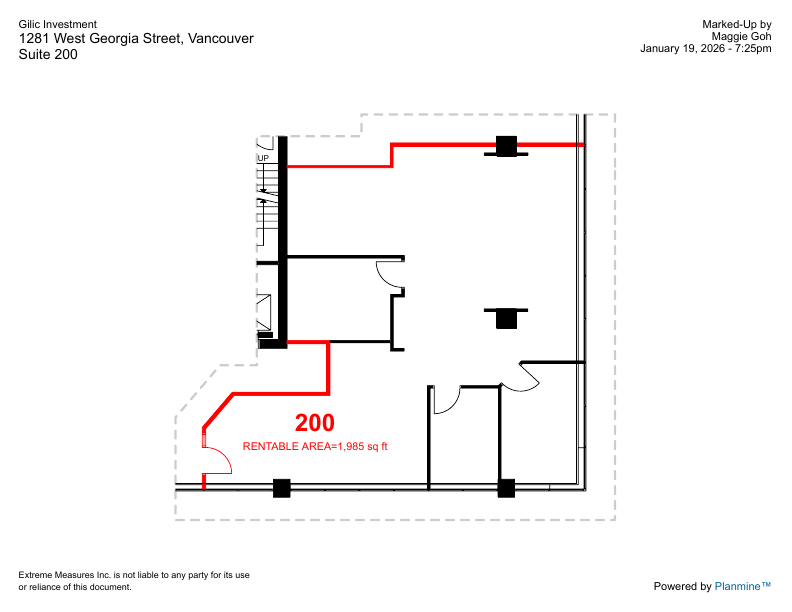 200 - 1281 West Georgia Street, Vancouver, BC floorplan