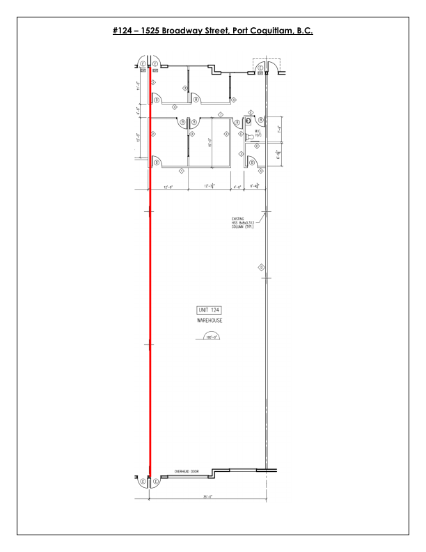 124 - 1525 Broadway St, Port Coquitlam, BC floorplan