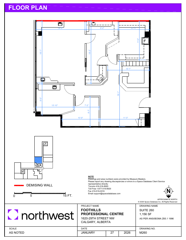 260 - 1620 29 St NW, Calgary, AB floorplan