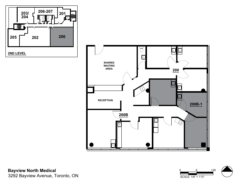 200B-1 - 3292 Bayview Ave, Toronto, ON floorplan