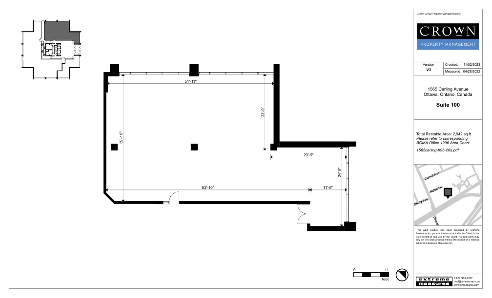 100 - 1565 Carling Avenue, Ottawa, ON floorplan
