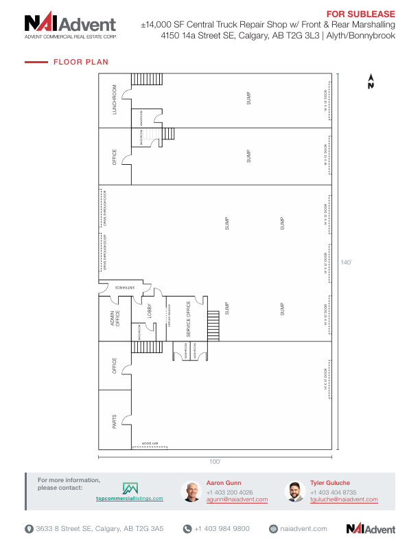 4150 14A Street Southeast, Calgary, AB floorplan