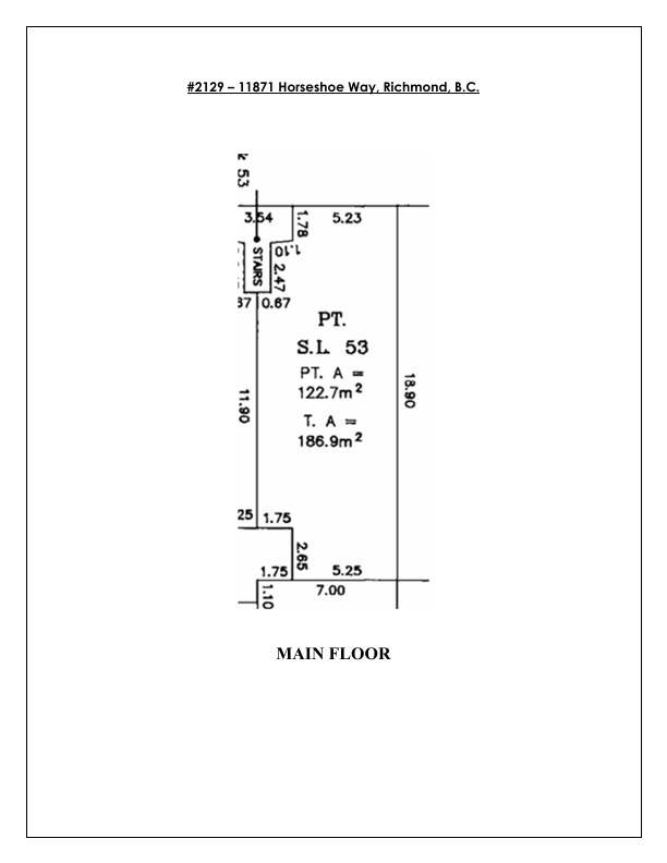 2129 - 11871 Horseshoe Way, Richmond, BC floorplan