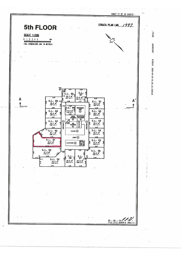 511 - 938 Howe St, Vancouver, BC floorplan