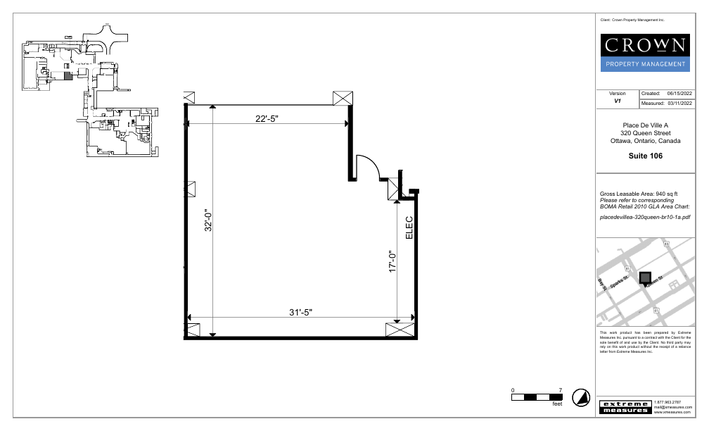 106 - 320 Queen Street, Ottawa, ON floorplan