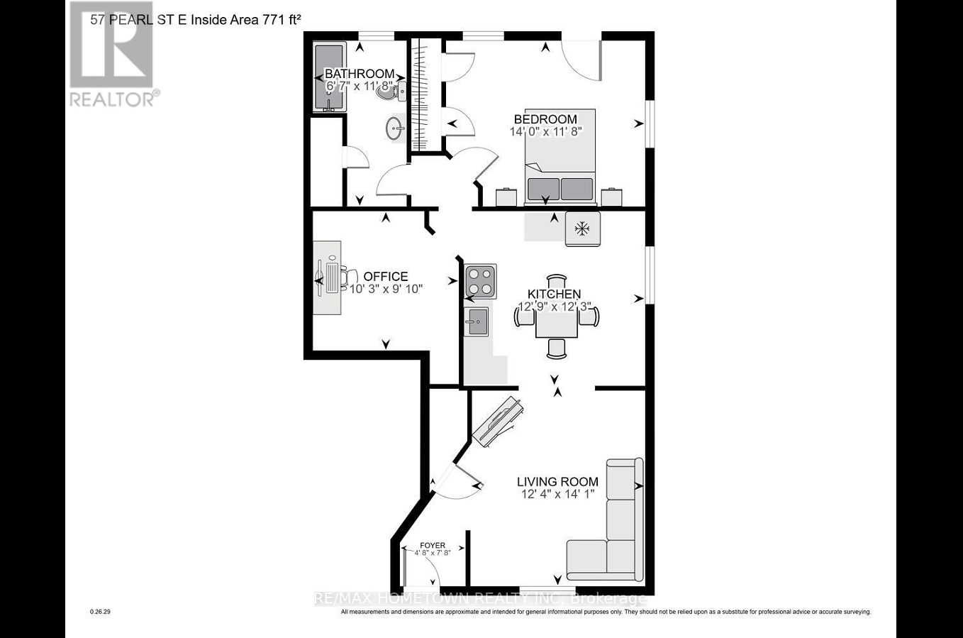 61 - 61 Pearl Street East, Brockville, ON floorplan