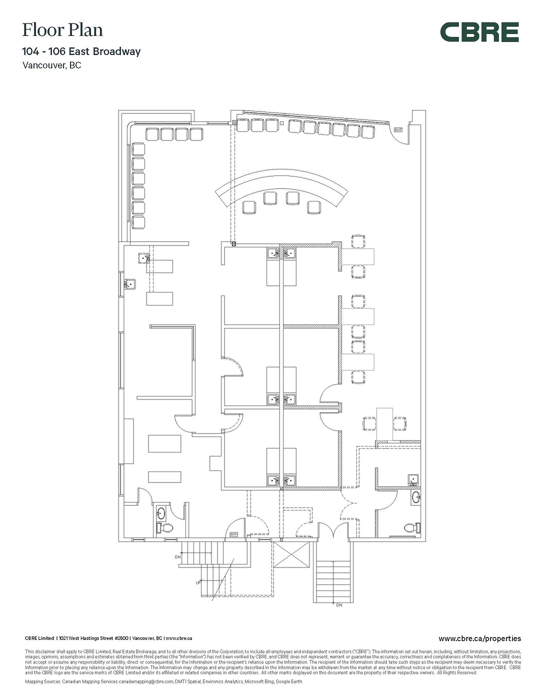 104 East Broadway, Vancouver, BC floorplan