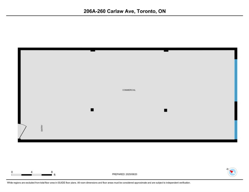 206A - 260 Carlaw Ave, Toronto, ON floorplan