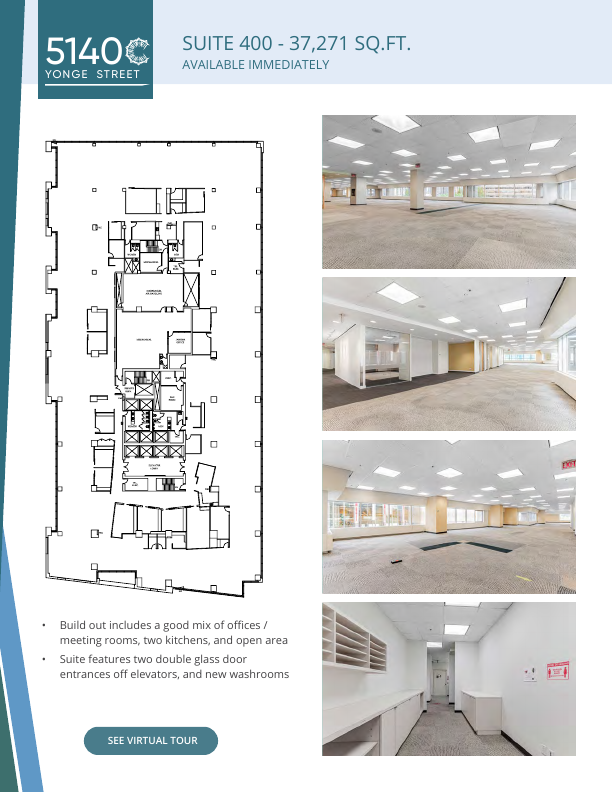 400 - 5140 Yonge Street, Toronto, ON floorplan
