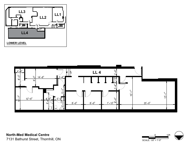 LL4 - 7131 Bathurst St, Vaughan, ON floorplan