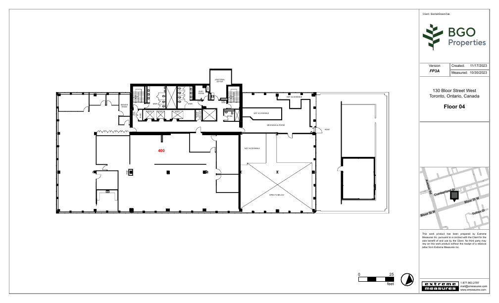 400 - 153 Cumberland Street, Toronto, ON floorplan
