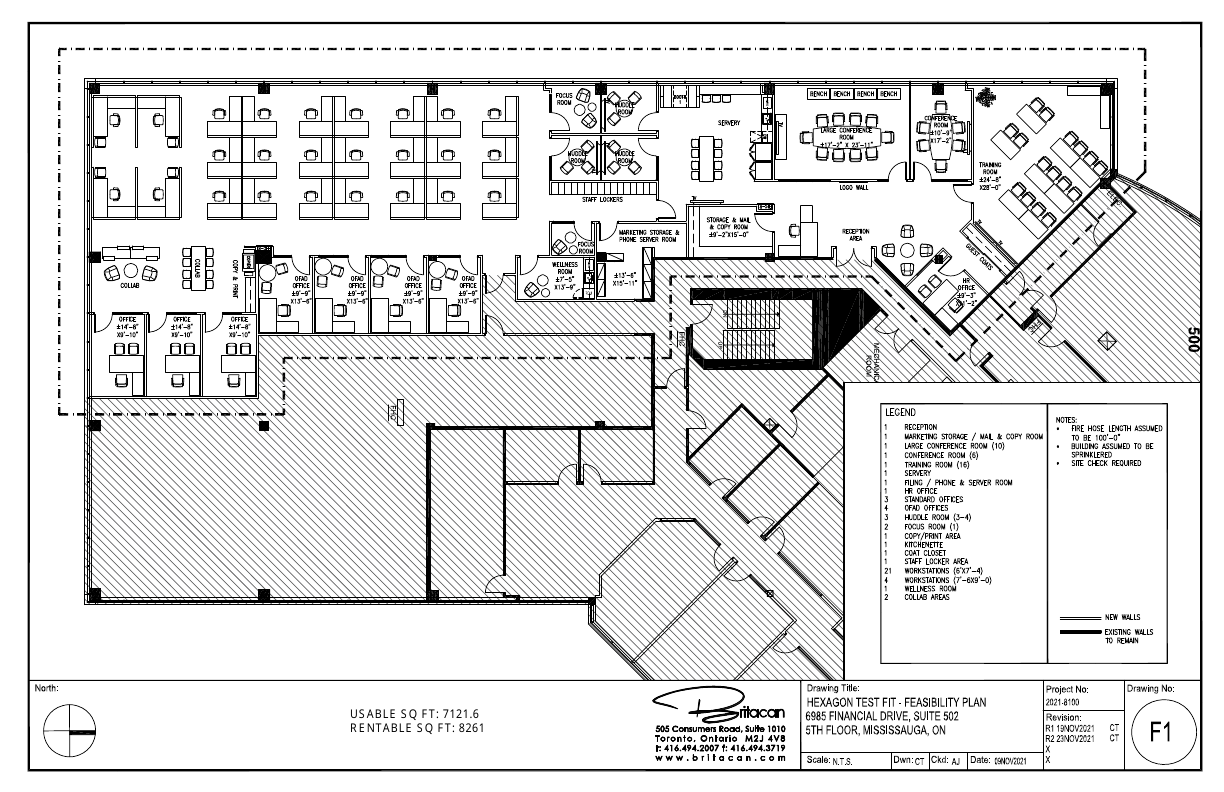 502 - 6985 Financial Dr, Mississauga, ON floorplan