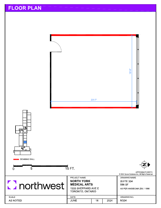 334 - 1333 Sheppard Avenue East, Toronto, ON floorplan