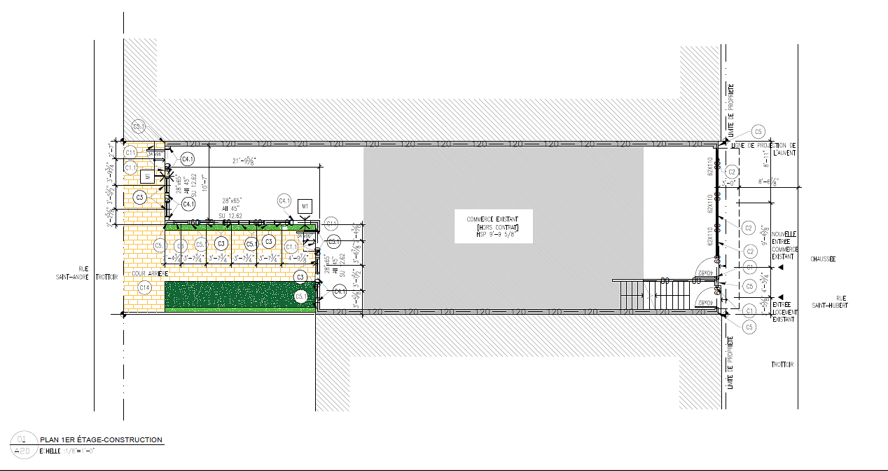 7585 Rue Saint-Hubert, Montréal, QC floorplan