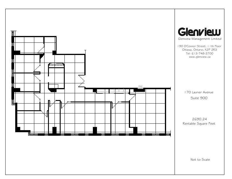 900 - 170 Laurier Ave W, Ottawa, ON floorplan