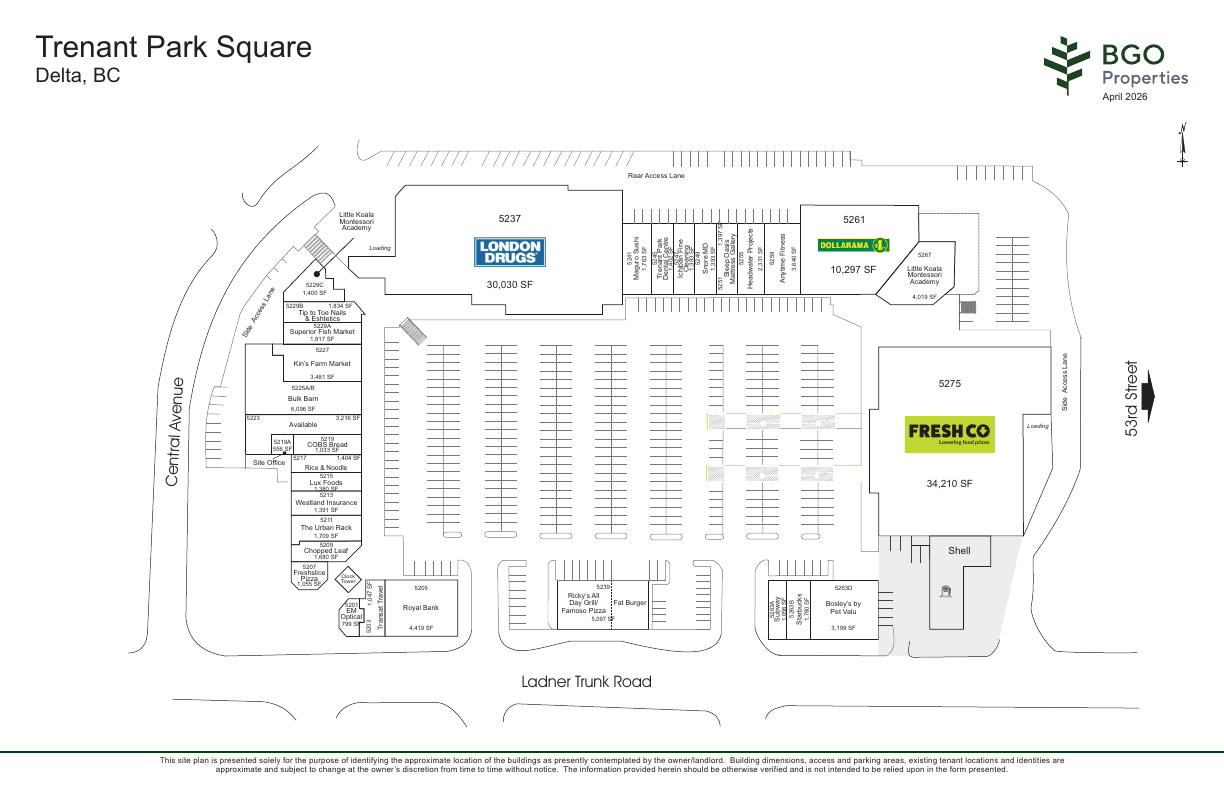 5223 - 5201 Ladner Trunk Road, Delta, BC floorplan