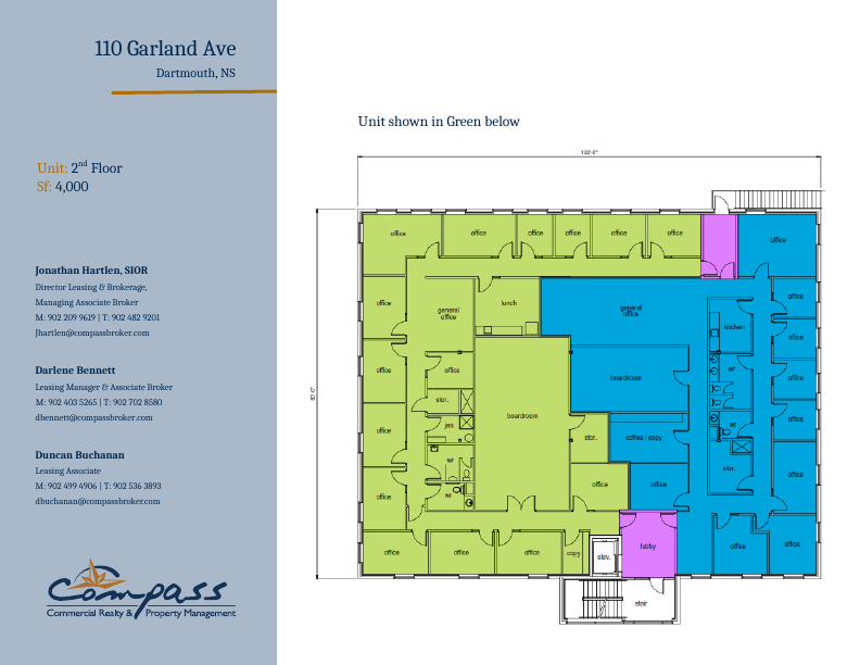 2nd Floor - 110 Garland Ave, Dartmouth, NS floorplan