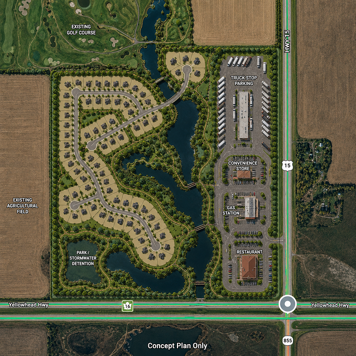 Highway 16, Strathcona County, AB