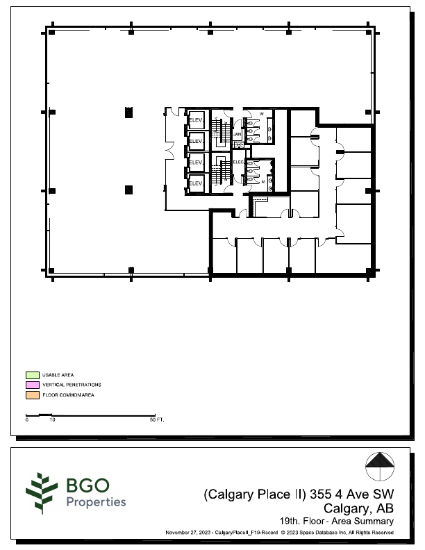 1950 - 400-355 4 Avenue Southwest, Calgary, AB floorplan