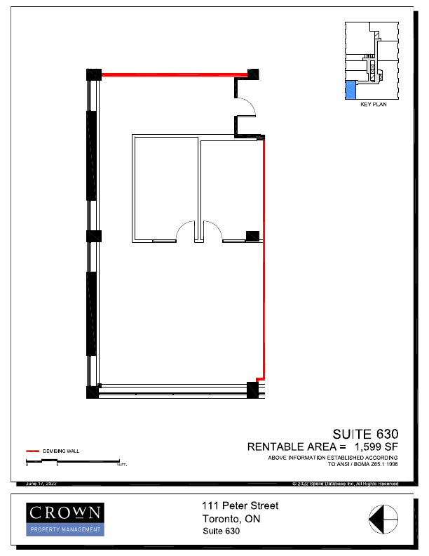 630 - 111 Peter Street, Toronto, ON floorplan