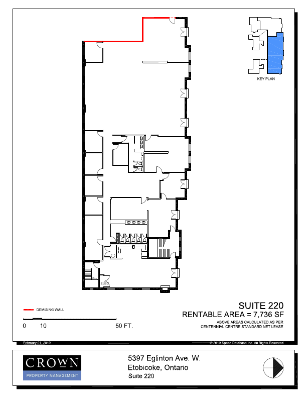 220 - 5397 Eglinton Avenue West, Toronto, ON floorplan