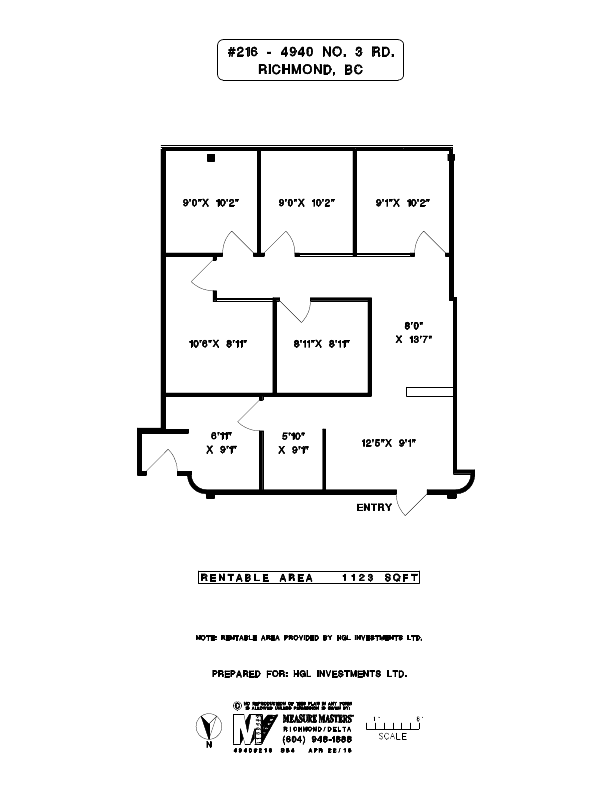 216 - 4940 Number 3 Road, Richmond, BC floorplan