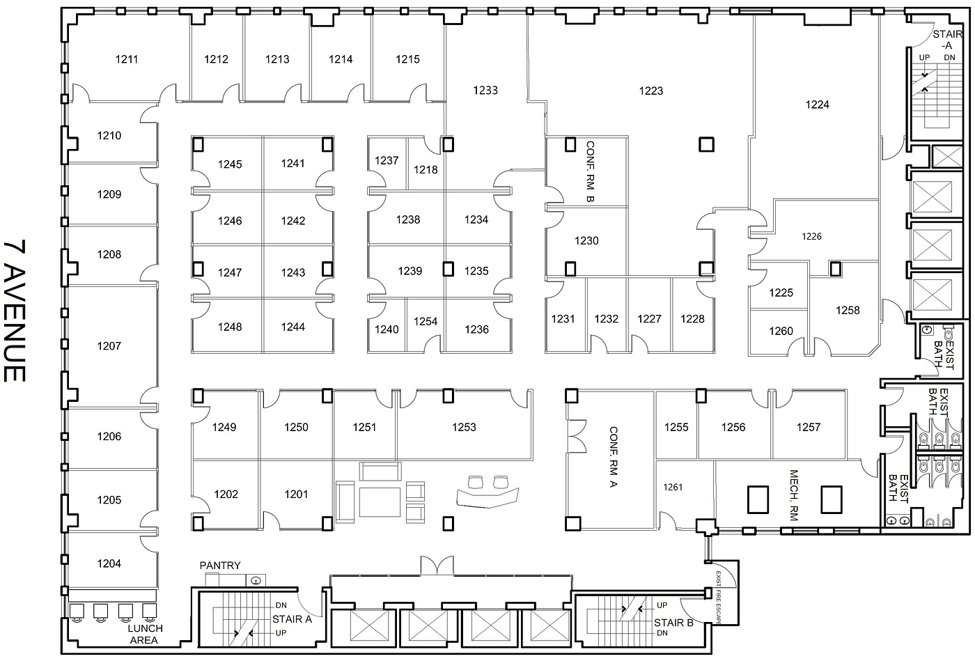 1247 - 469 7th Avenue, New York, NY floorplan