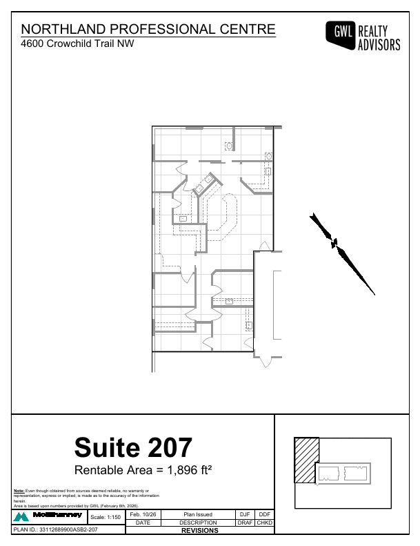 207 - 4600 Crowchild Trail Northwest, Calgary, AB floorplan