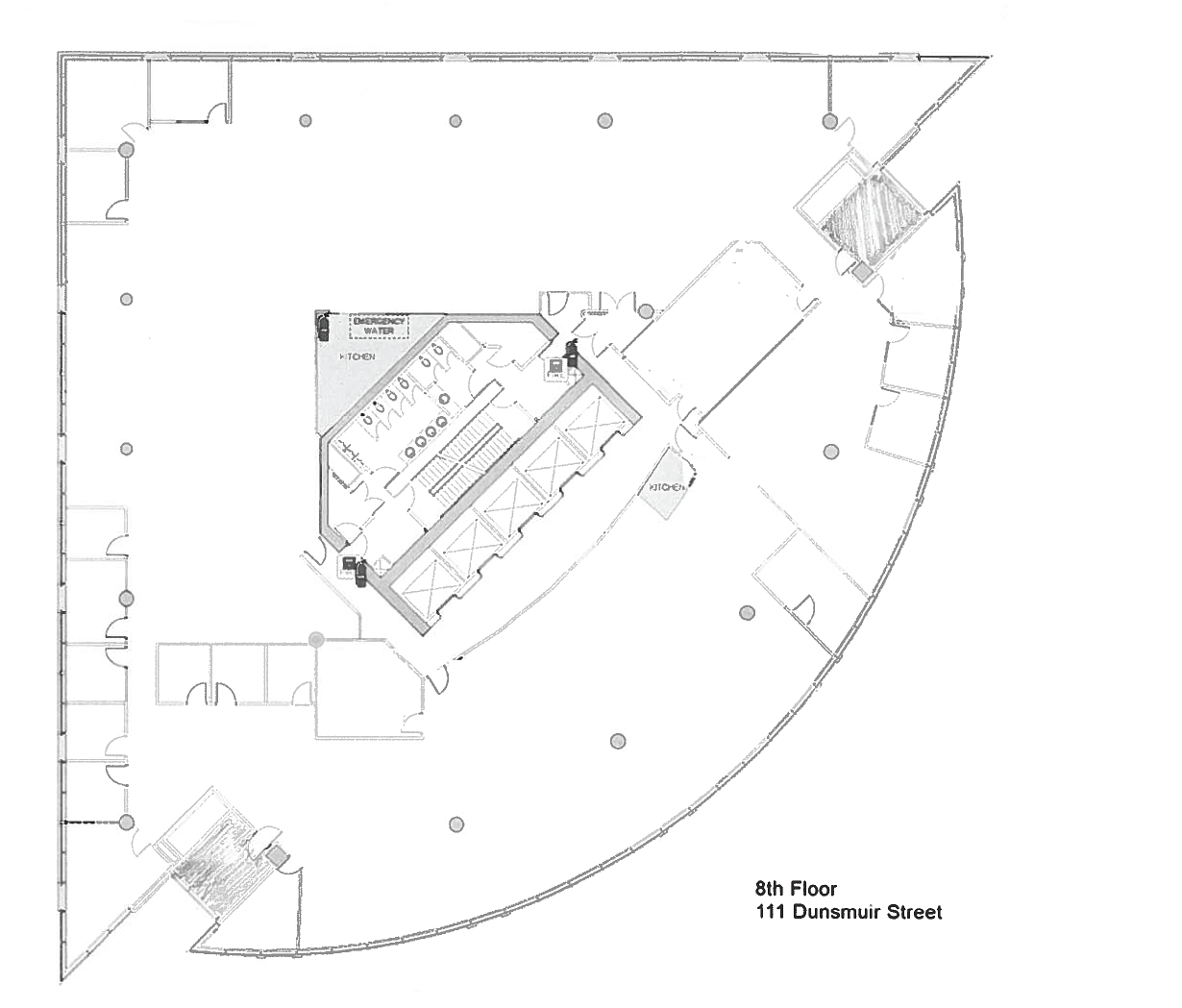 8th Floor - 111 Dunsmuir St, Vancouver, BC floorplan