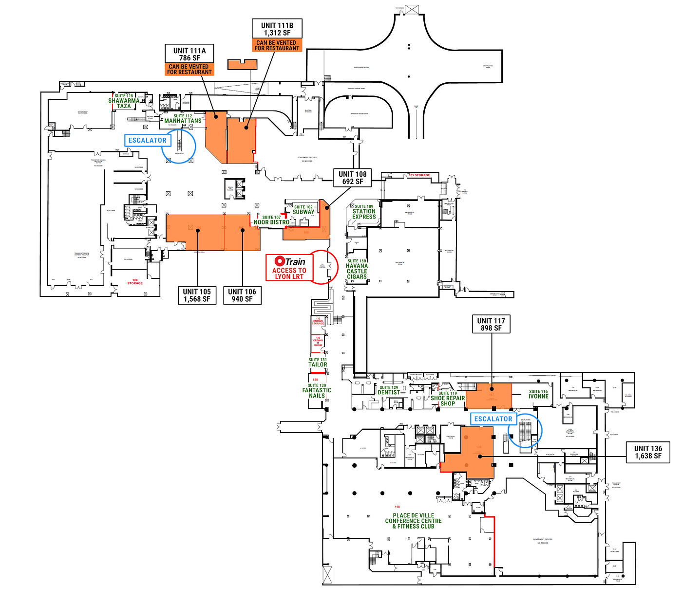 111B - 320 Queen Street, Ottawa, ON floorplan
