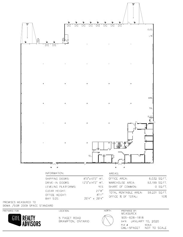 1-5PAGET - Goreway Drive, Brampton, ON floorplan