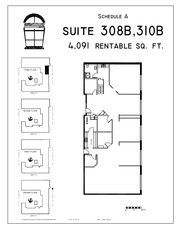 308B - 219D Dufferin Street, Toronto, ON floorplan