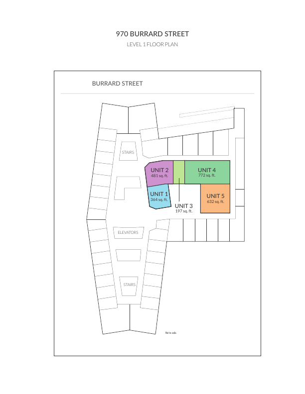 130 - 970 Burrard St, Vancouver, BC floorplan