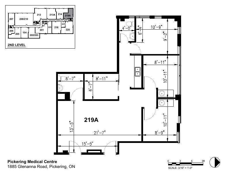 219A - 1885 Glenanna Rd, Pickering, ON floorplan