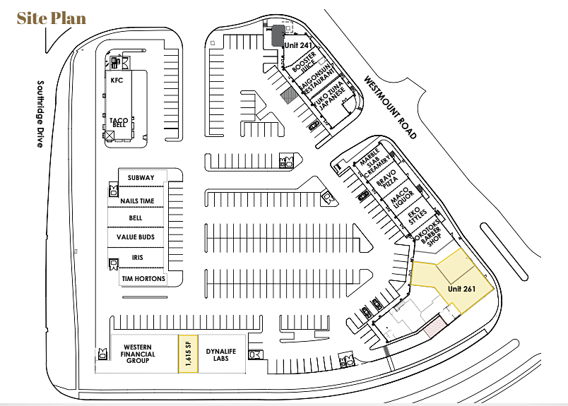 259 - 200 Southridge Dr, Okotoks, AB floorplan