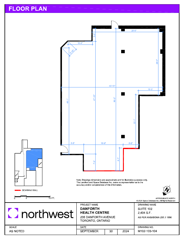 102 - 235 Danforth Avenue, Toronto, ON floorplan