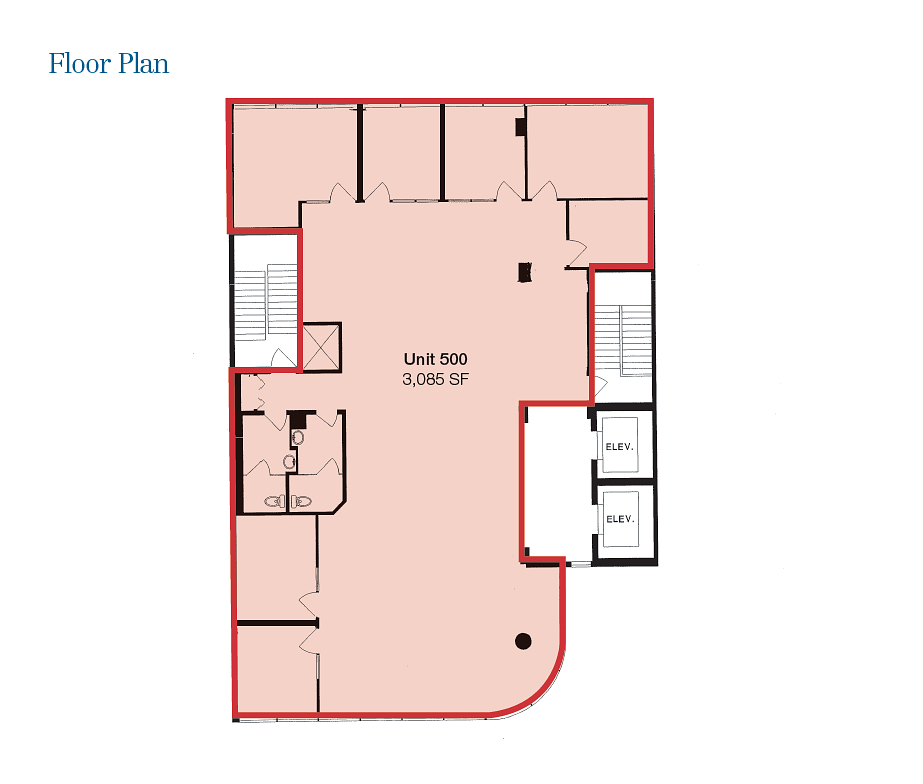 500 - 609 West Hastings Street, Vancouver, BC floorplan