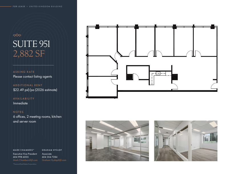 951 - 409 Granville St, Vancouver, BC floorplan