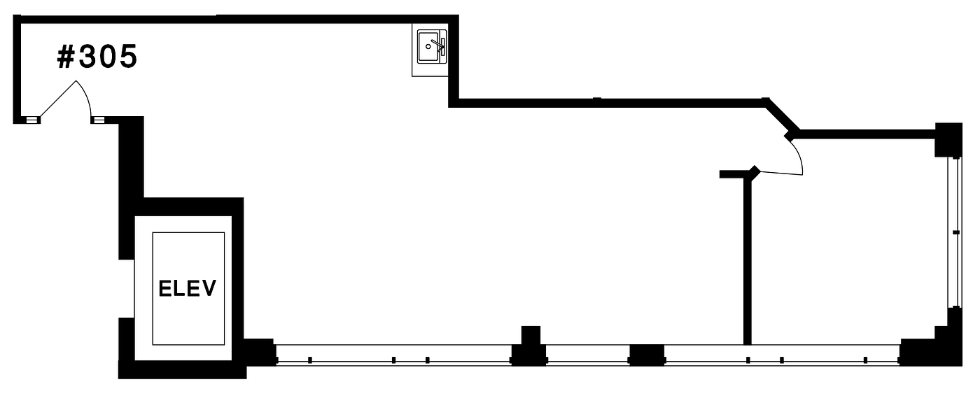 305 - 1245 W Broadway, Vancouver, BC floorplan