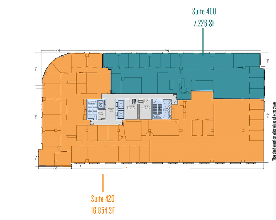 400 - 211 11 Ave SW, Calgary, AB floorplan