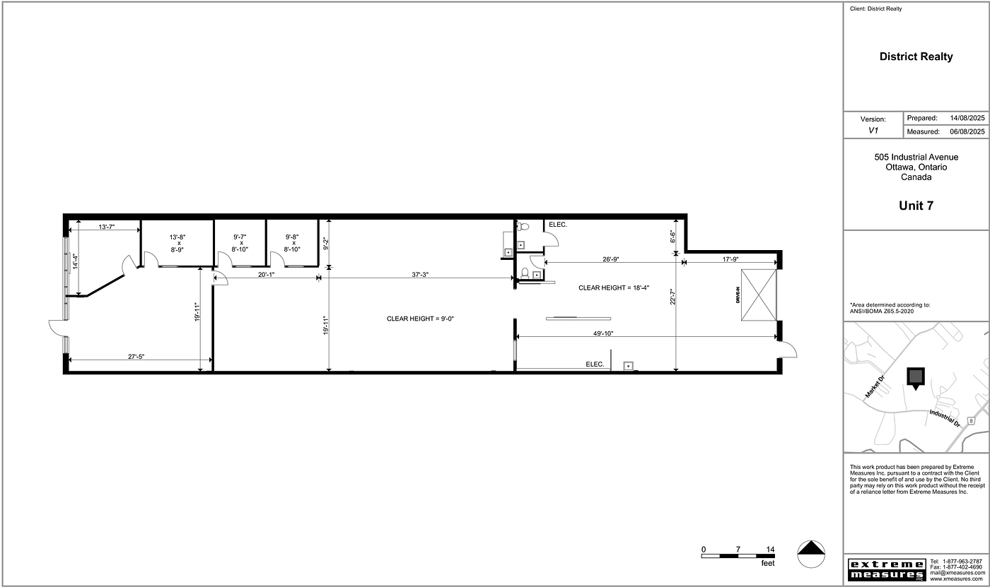 7 - 505 Industrial Ave, Ottawa, ON floorplan