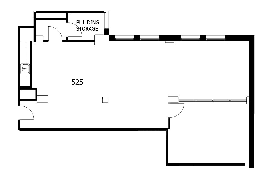 525 - 744 West Hastings Street, Vancouver, BC floorplan