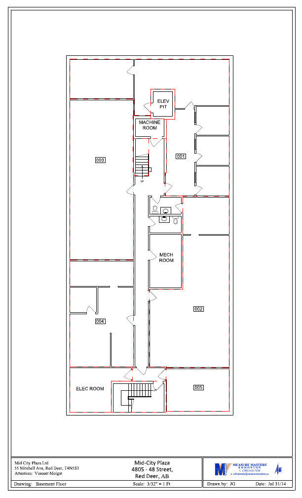 004 - 4805 48 Street, Red Deer, AB floorplan