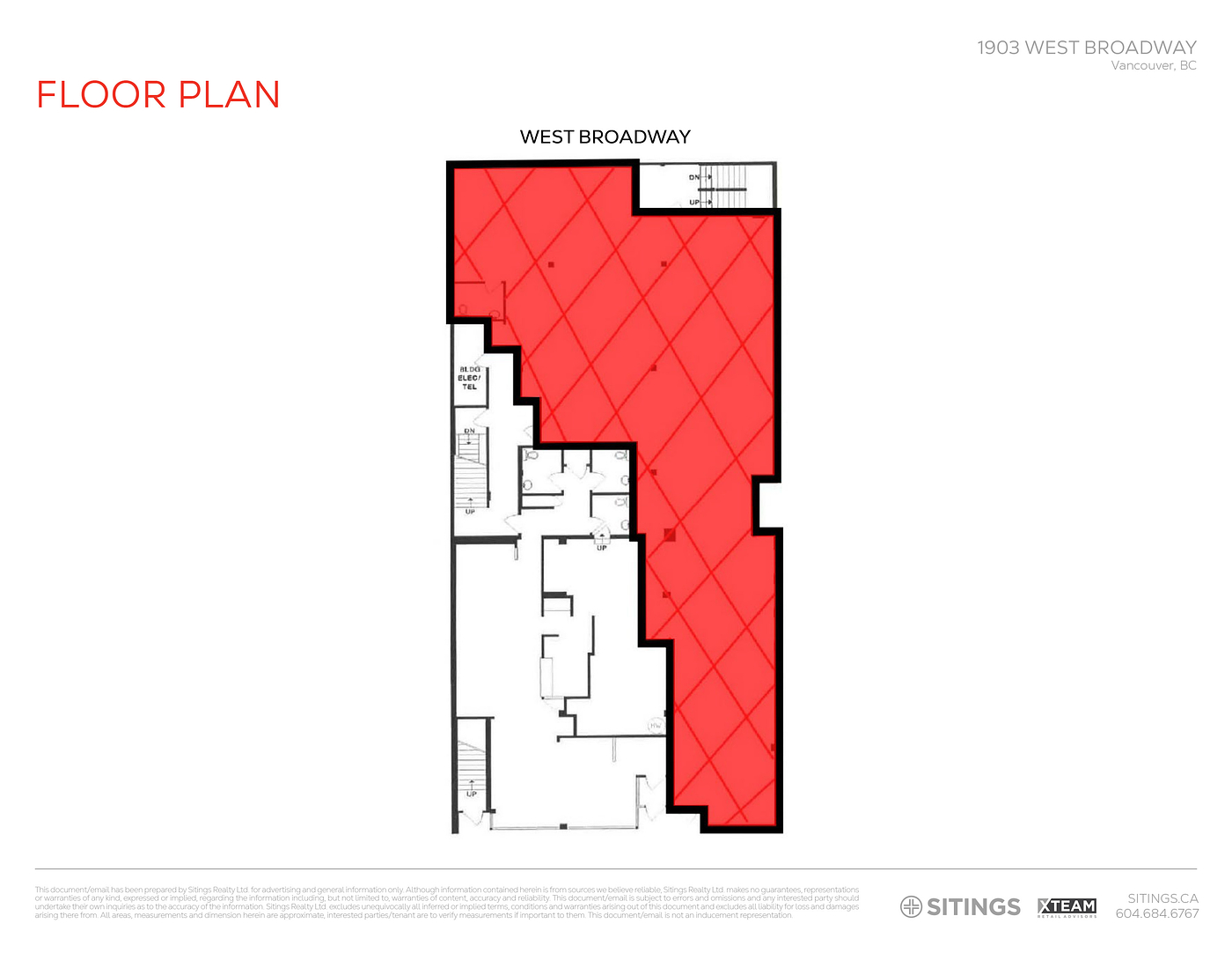1903 West Broadway, Vancouver, BC floorplan