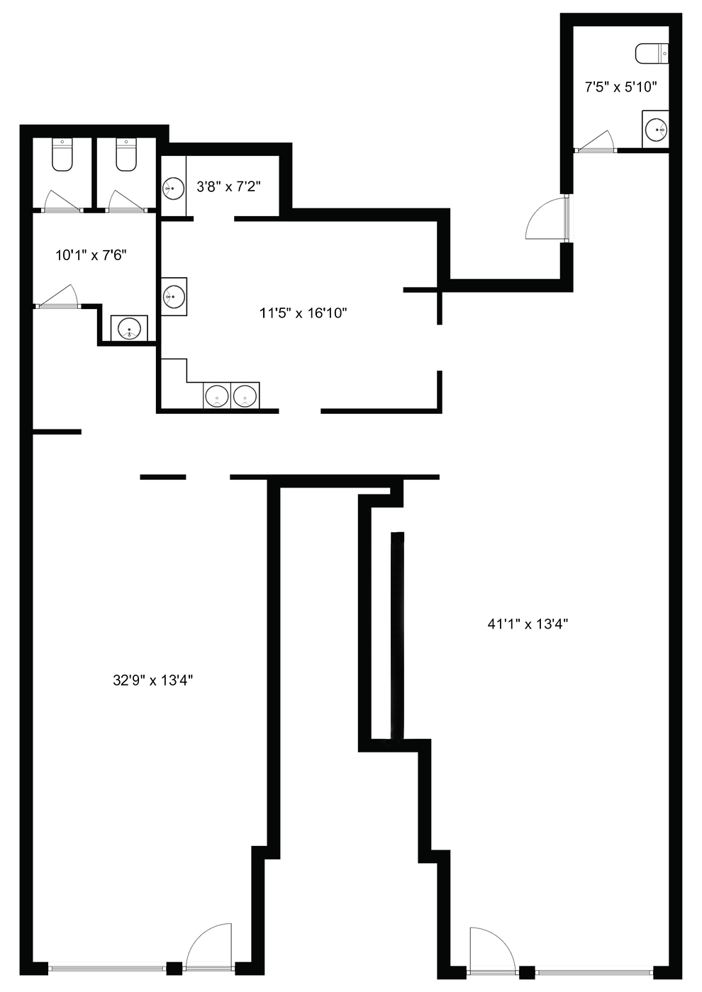 1-2 - 5607 Dunbar Street, Vancouver, BC floorplan