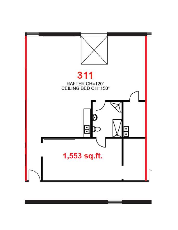 311 - 1485 Dupont St, Toronto, ON floorplan